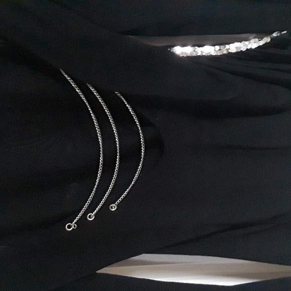 Y2K Triple Five Soul Rare long sleeve chain back sequin black tiger top Demure - Picture 3 of 13